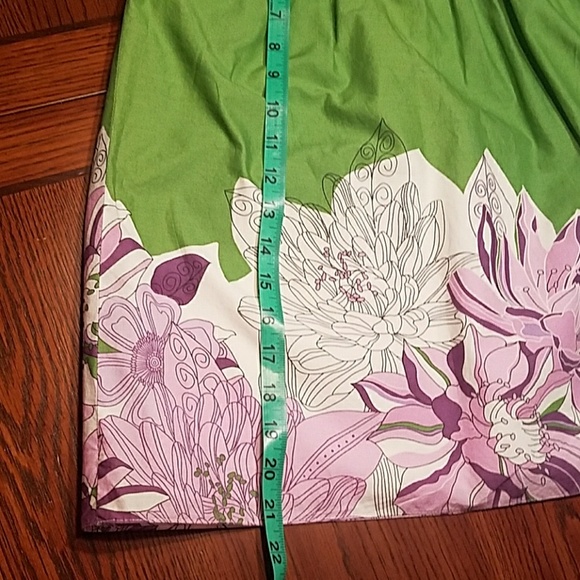 LOFT Cotton Floral Skirt - Picture 5 of 8